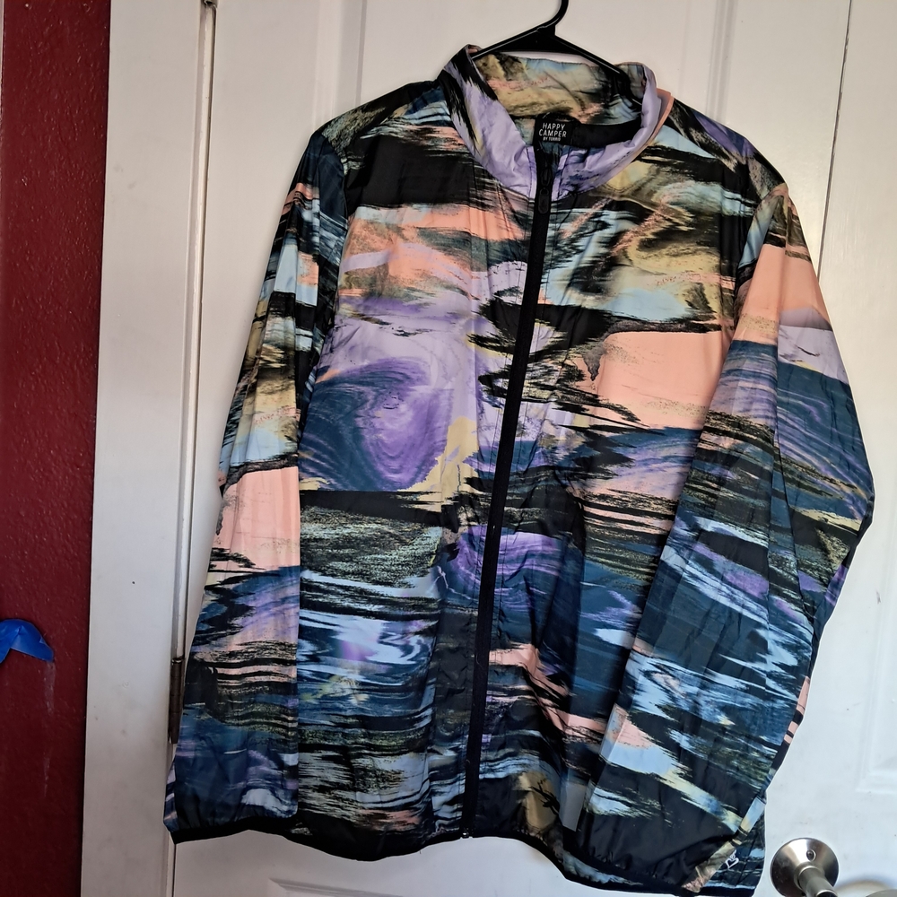Happy Camper By Torrid Multicolor Jacket. - Picture 2 of 8